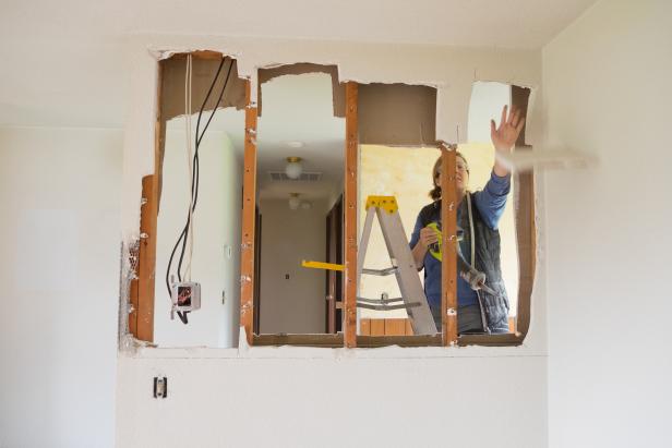 kitchen wall removal