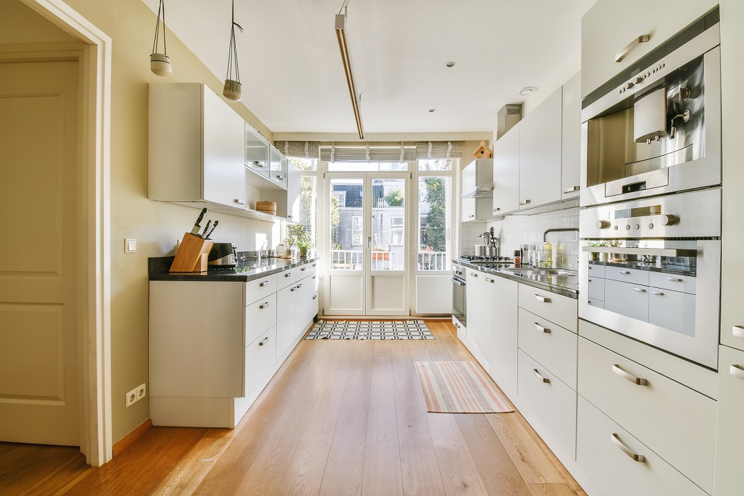 Modern kitchen floor